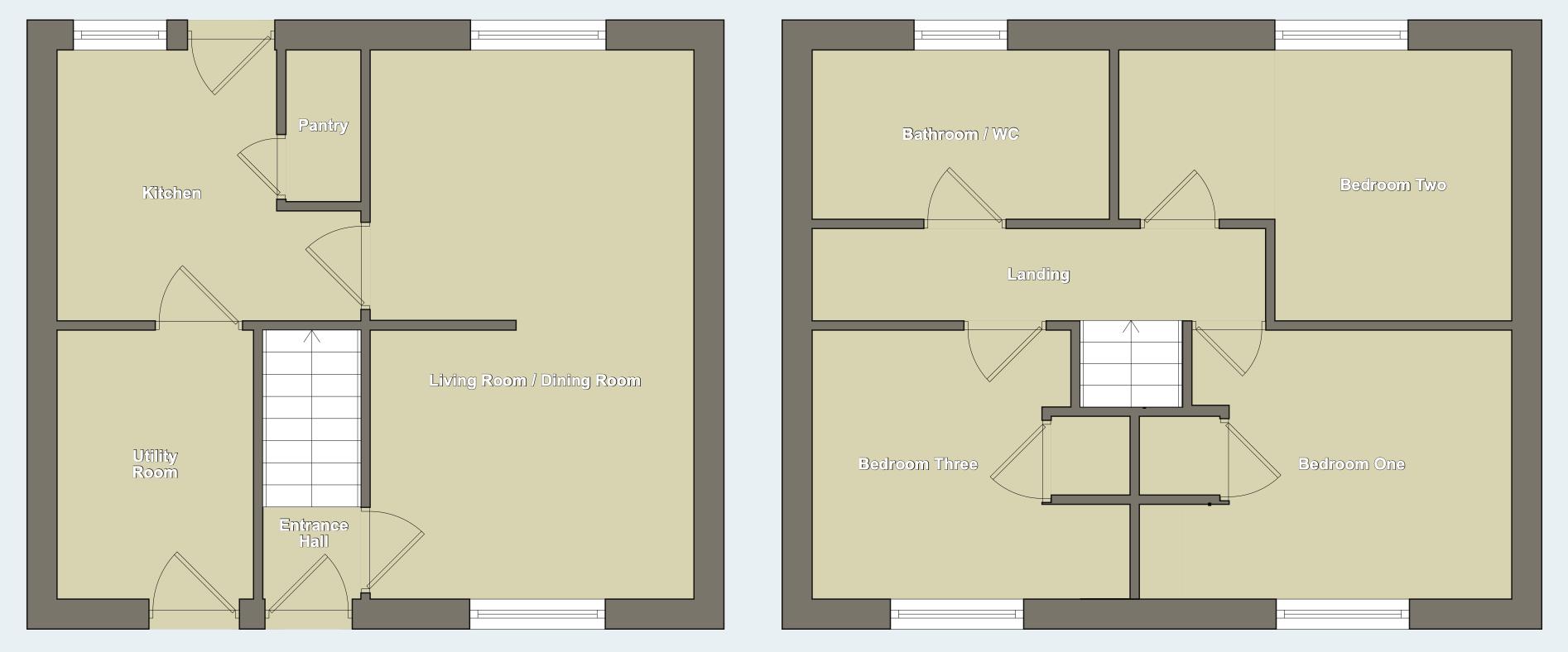 Haslam Crescent, Sheffield Floorplan